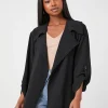 Tie-Waist Wrap Coat