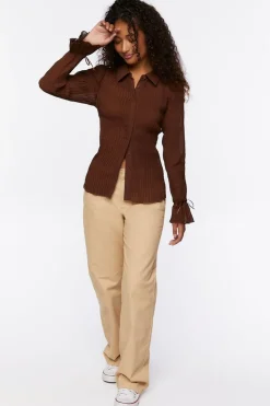 Trumpet Sleeve Shirt