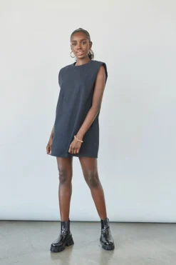 T-Shirt Shoulder Pad Dress