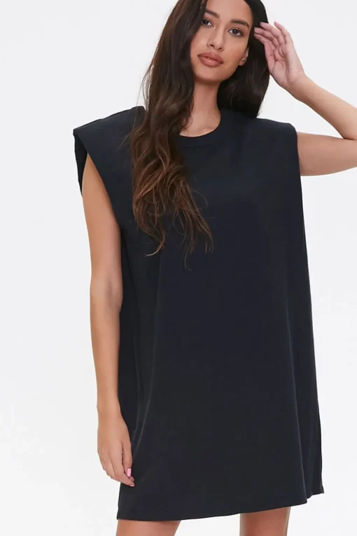 T-Shirt Shoulder Pad Dress