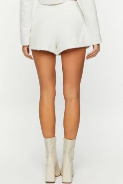 Tweed Mid-Rise Shorts