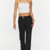 Twill Flare Cargo Pants