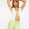 Twill Mid-Rise Shorts
