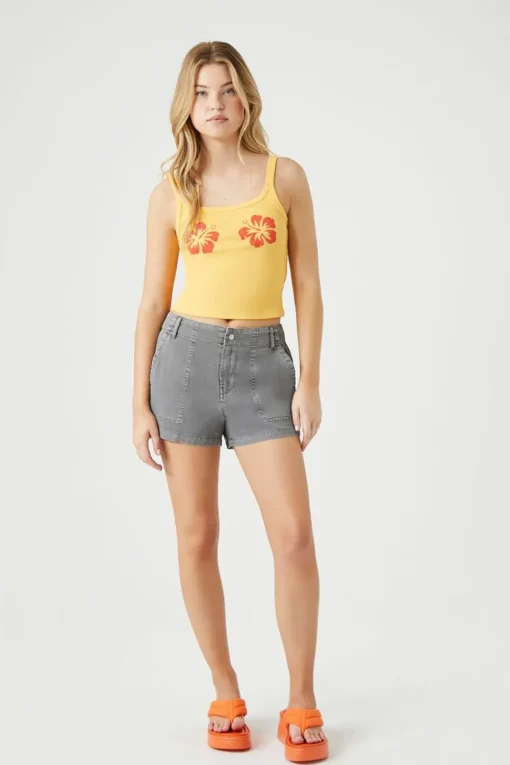 Twill Pull-On Shorts