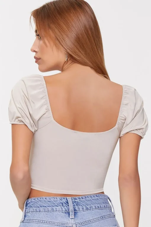Twisted Cutout Crop Top