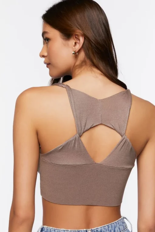 Twisted Cutout Crop Top