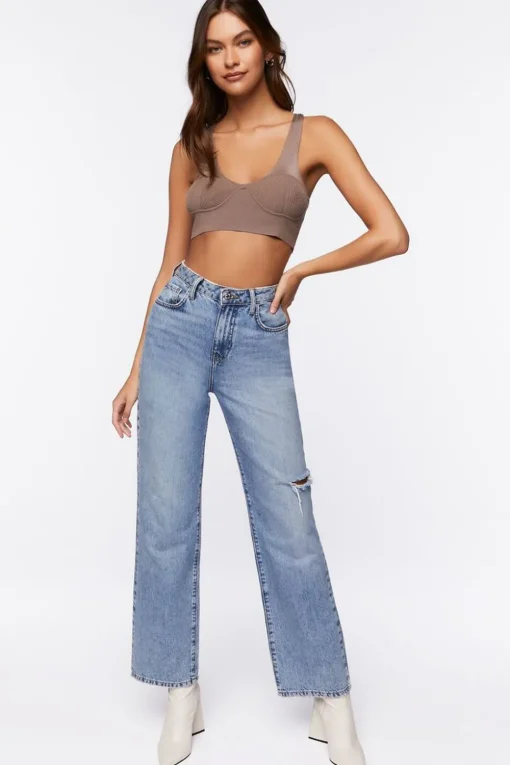 Twisted Cutout Crop Top