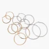 Twisted Oversized Hoop Earring Set