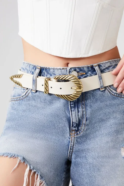 Twisted-Buckle Belt