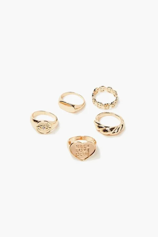 Upcycled Cocktail Ring Set