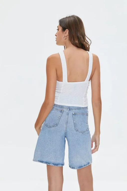 V-Strap Cutout Crop Top