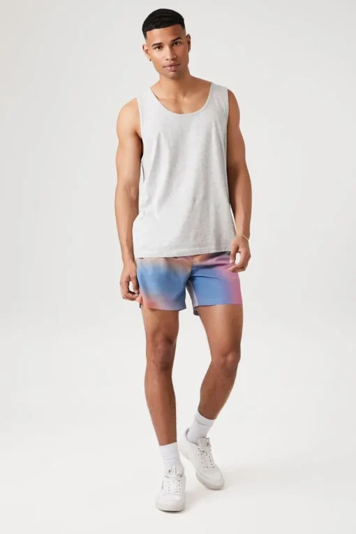 Watercolor Swim Trunks