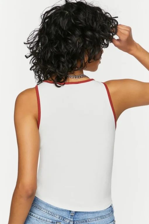 Wild West Graphic Studded Tank Top