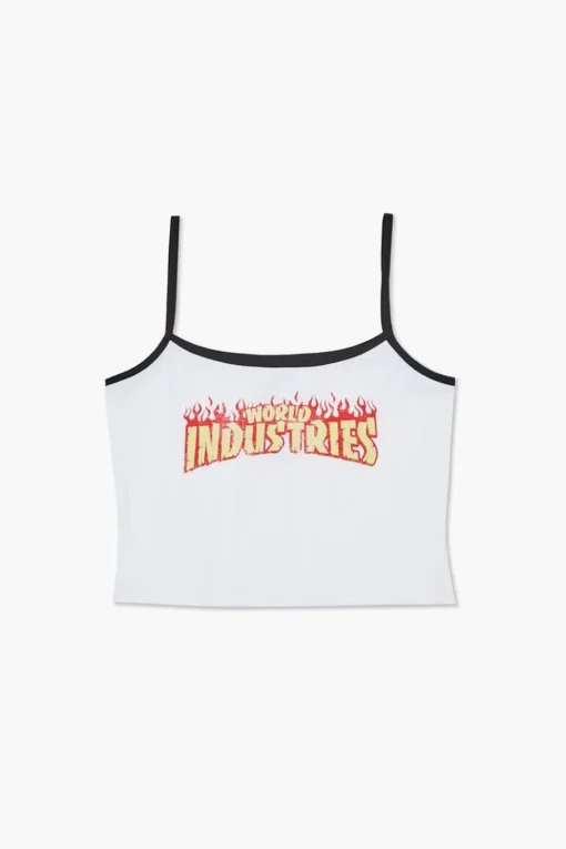 World Industries Graphic Cropped Cami