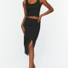 Wrap Midi Skirt