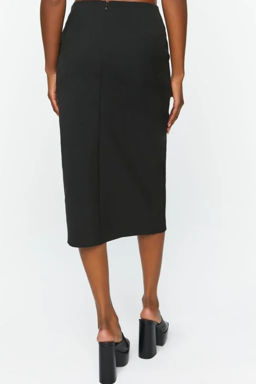 Wrap Midi Skirt