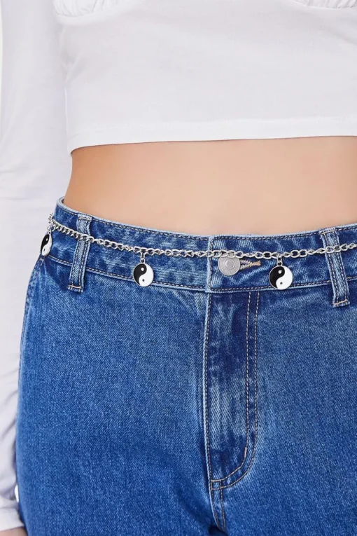 Yin Yang Charm Chain Hip Belt