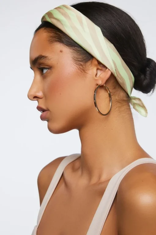Zebra Print Scarf Headwrap