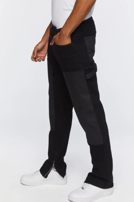 Zip-Hem Slim-Fit Jeans