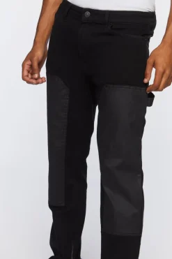 Zip-Hem Slim-Fit Jeans